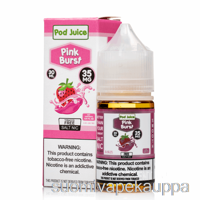 Vape Netistä Pink Burst - Pod Mehu - 30ml 55mg